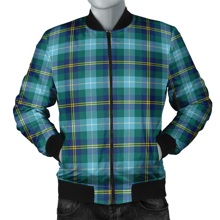 Porteous Modern Clan Badge Tartan Bomber Jacket