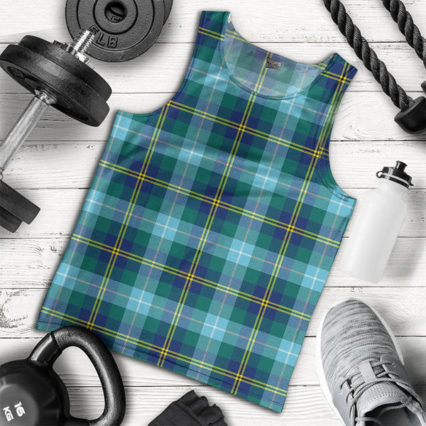 Porteous Modern Clan Badge Tartan Men Tank Top
