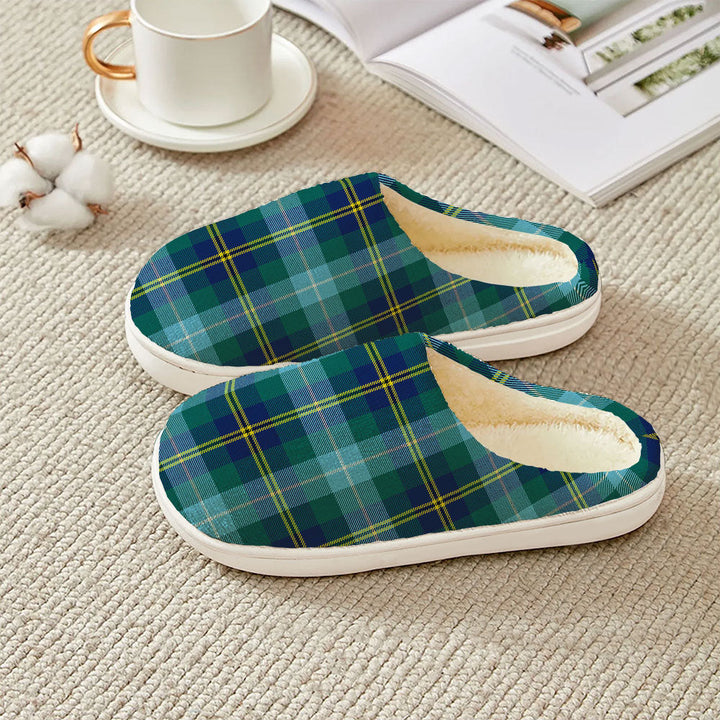 Porteous Modern Clan Badge Tartan Plush Slipper