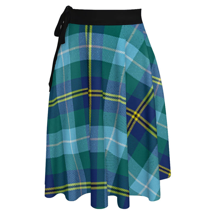 Porteous Modern Tartan Wrap Skirt