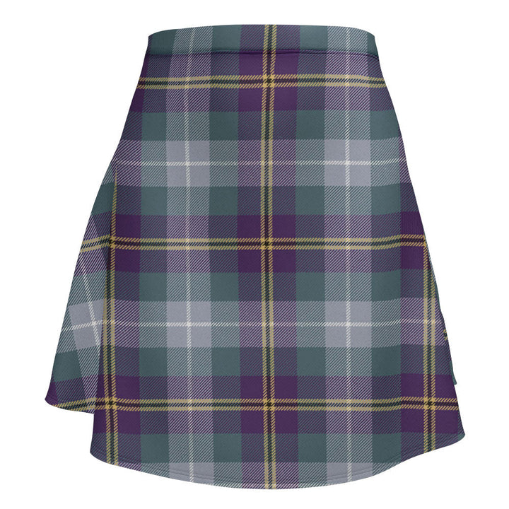 Porteous Weathered Clan Badge Tartan Flared Skirt