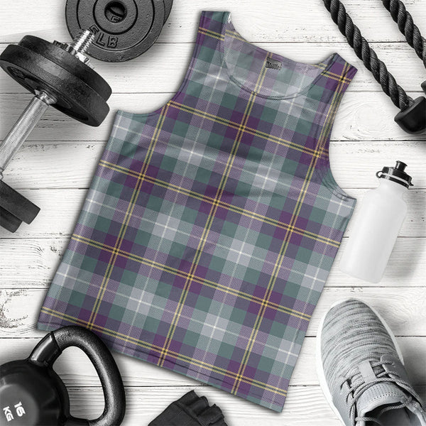 Porteous Weathered Clan Badge Tartan Men Tank Top