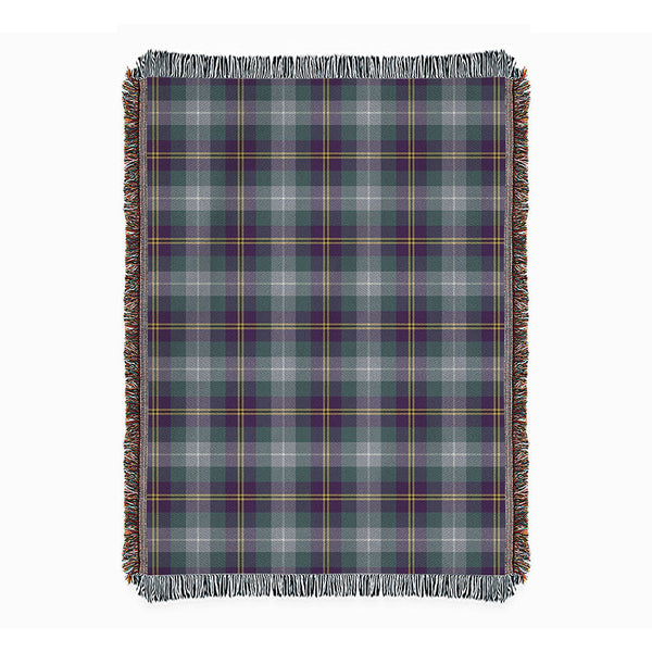 Porteous Weathered Clan Badge Tartan Woven Blanket
