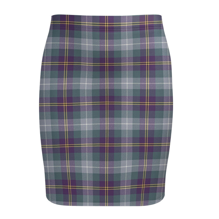 Porteous Weathered Tartan Fitted Skirt
