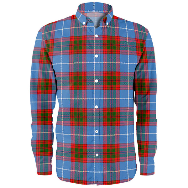 Preston Clan Badge Tartan Long Sleeve Shirt