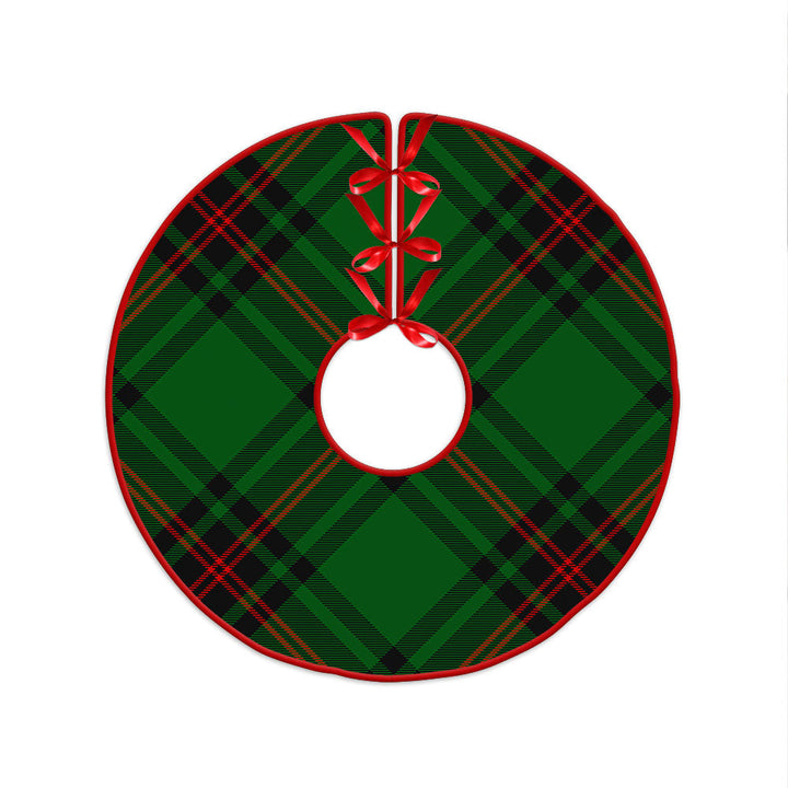 Primrose Clan Badge Tartan Christmas Tree Skirt