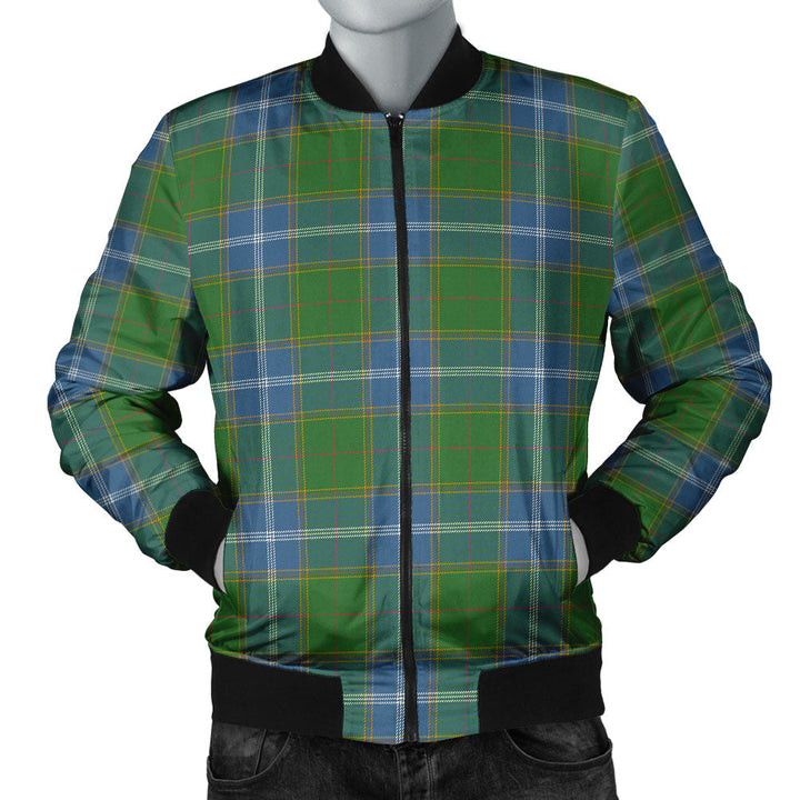 Pringle Ancient Clan Badge Tartan Bomber Jacket