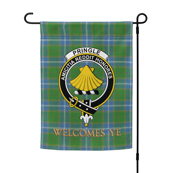 Pringle Ancient Clan Badge Tartan Garden Flag