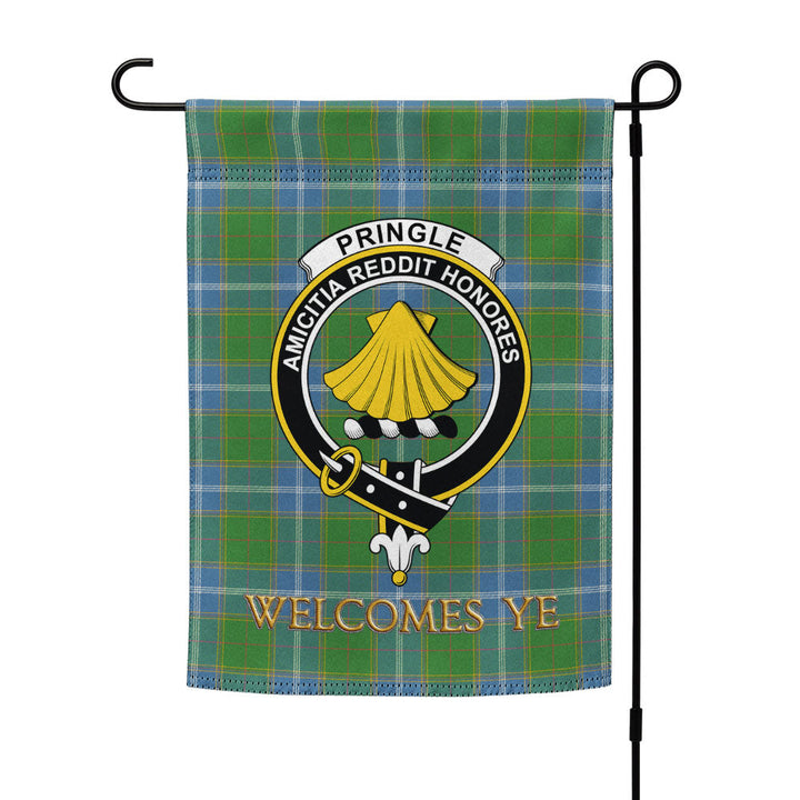 Pringle Ancient Clan Badge Tartan Garden Flag