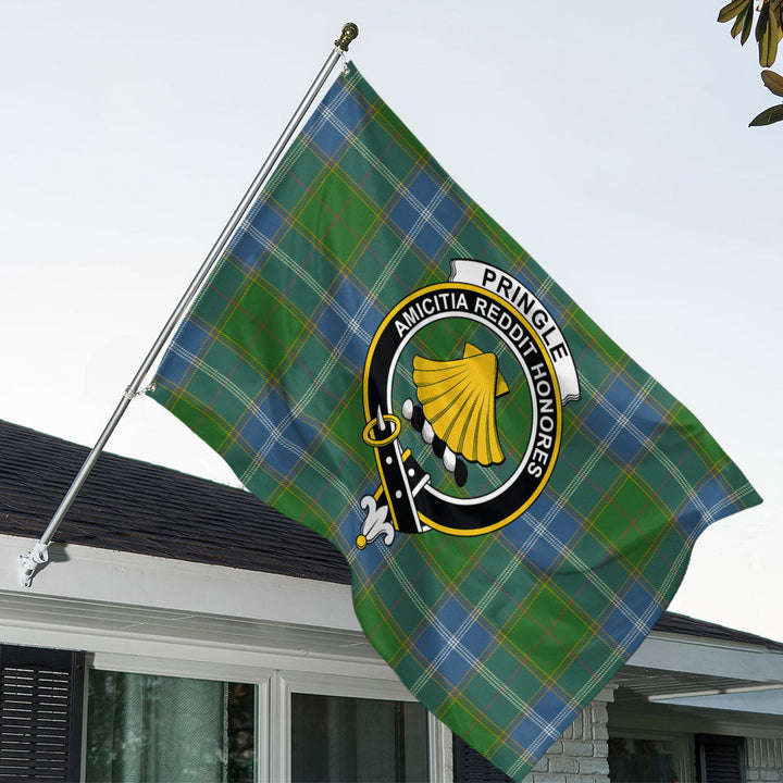 Pringle Ancient Clan Badge Tartan House Flag