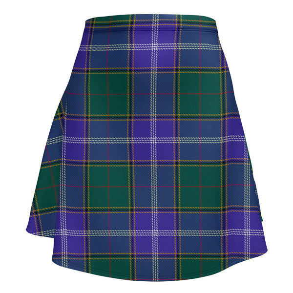Pringle Modern Clan Badge Tartan Flared Skirt