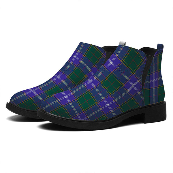 Pringle Modern Tartan Flat Ankle Boots