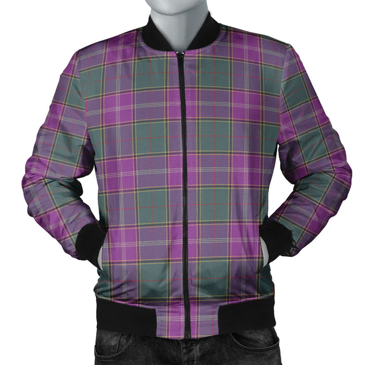 Pringle Weathered Clan Badge Tartan Bomber Jacket