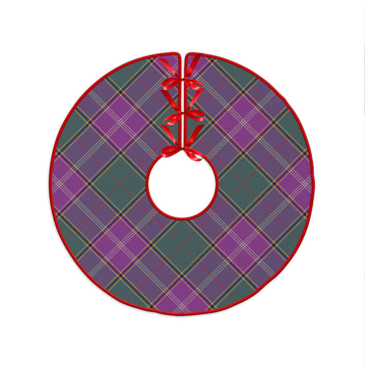 Pringle Weathered Clan Badge Tartan Christmas Tree Skirt