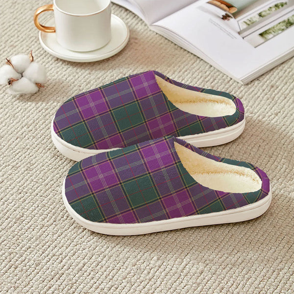 Pringle Weathered Clan Badge Tartan Plush Slipper