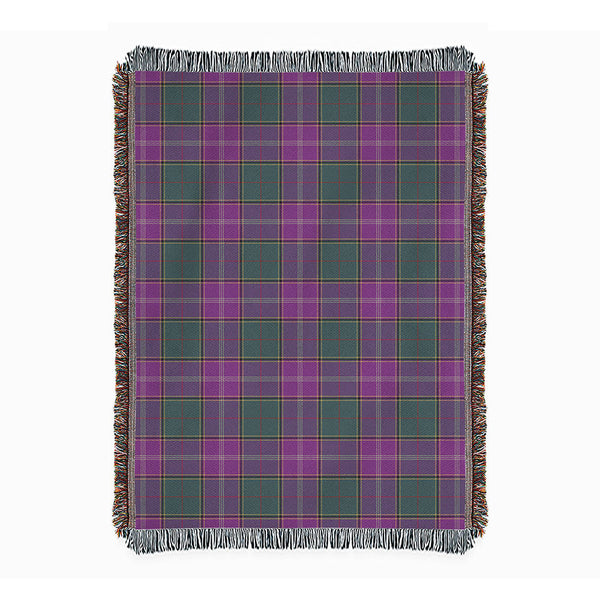 Pringle Weathered Clan Badge Tartan Woven Blanket