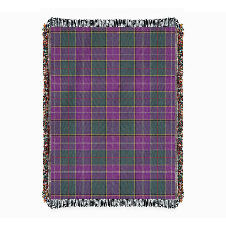 Pringle Weathered Clan Badge Tartan Woven Blanket