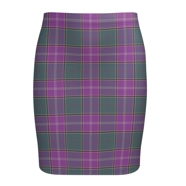 Pringle Weathered Tartan Fitted Skirt