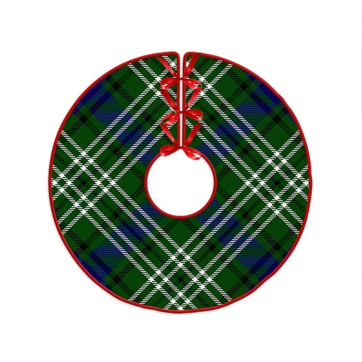 Purves Clan Badge Tartan Christmas Tree Skirt