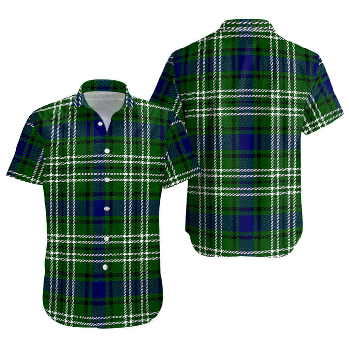 Purves Clan Badge Tartan Short Sleeve Shirt