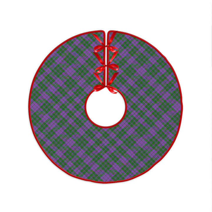 Rae Ancient Clan Badge Tartan Christmas Tree Skirt