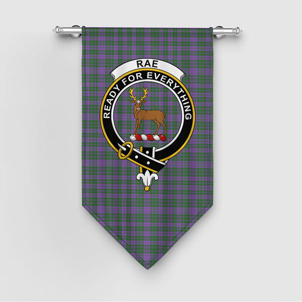 Rae Ancient Clan Badge Tartan Gonfalon
