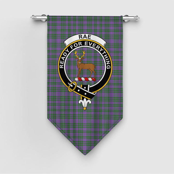 Rae Ancient Clan Badge Tartan Gonfalon