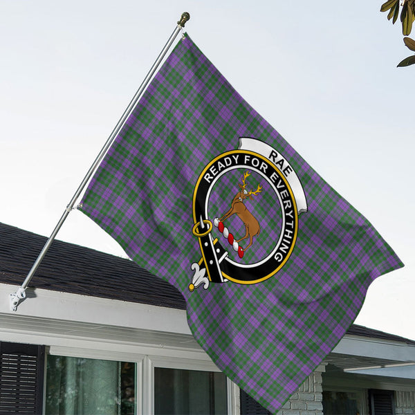 Rae Ancient Clan Badge Tartan House Flag