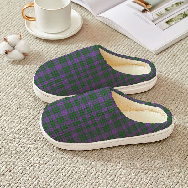 Rae Ancient Clan Badge Tartan Plush Slipper