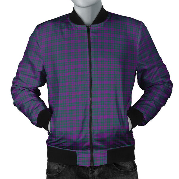 Rae Modern Clan Badge Tartan Bomber Jacket