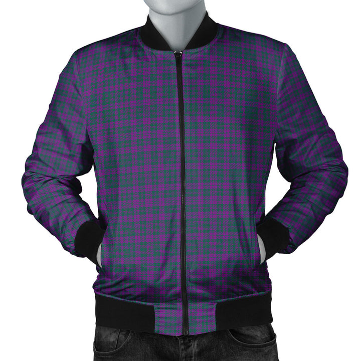 Rae Modern Clan Badge Tartan Bomber Jacket