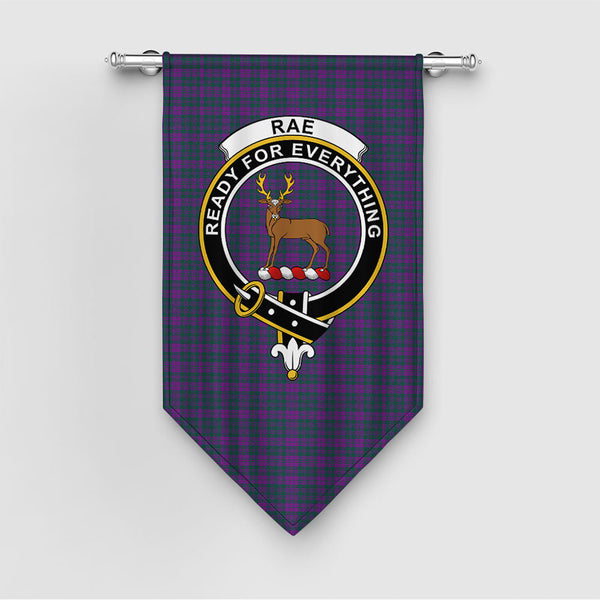 Rae Modern Clan Badge Tartan Gonfalon