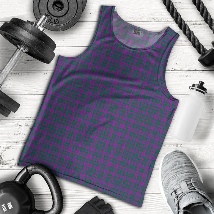 Rae Modern Clan Badge Tartan Men Tank Top