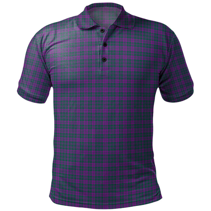 Rae Modern Clan Badge Tartan Polo Shirt