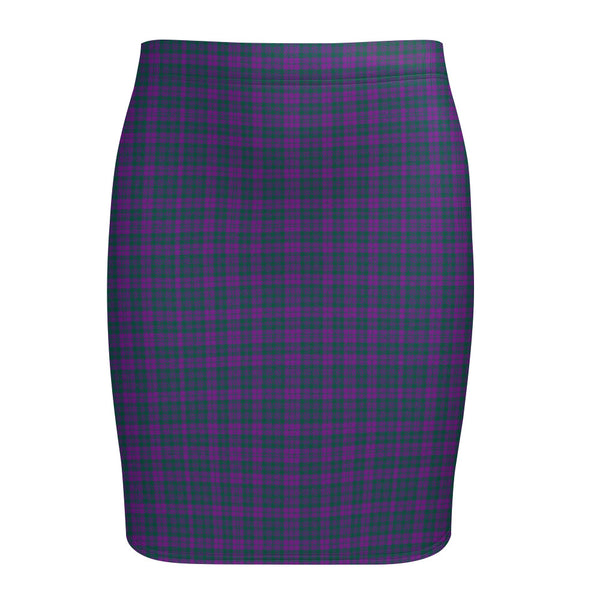 Rae Modern Tartan Fitted Skirt