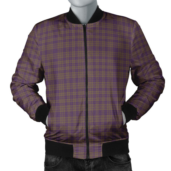 Rae Weathered Clan Badge Tartan Bomber Jacket