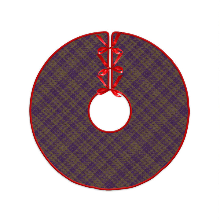 Rae Weathered Clan Badge Tartan Christmas Tree Skirt