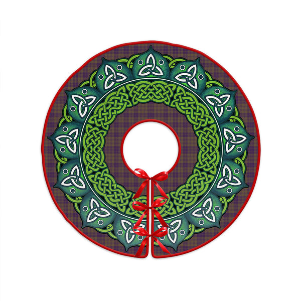 Rae Weathered Clan Badge Tartan Christmas Tree Skirt Heritage Holiday Decor