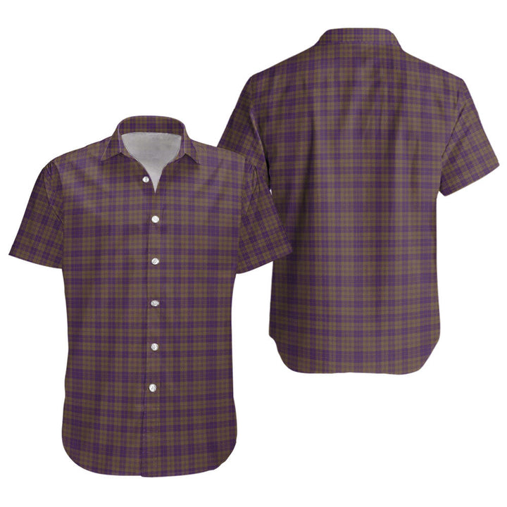 Rae Weathered Clan Badge Tartan Short Sleeve Shirt