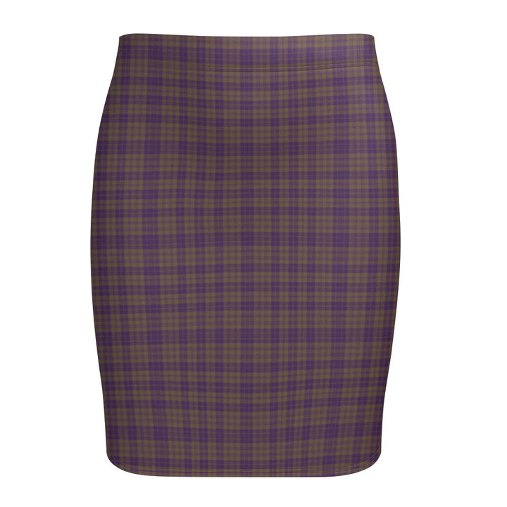 Rae Weathered Tartan Fitted Skirt