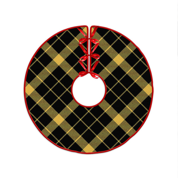 Raeburn Ancient Clan Badge Tartan Christmas Tree Skirt