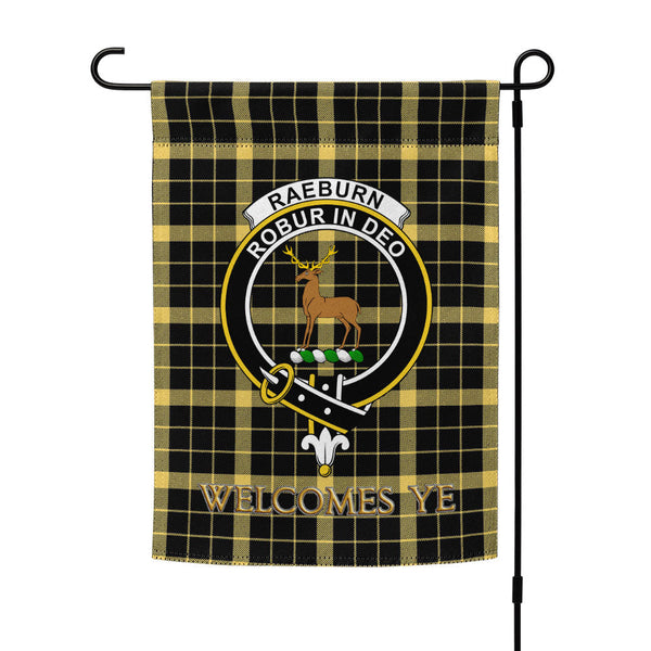 Raeburn Ancient Clan Badge Tartan Garden Flag