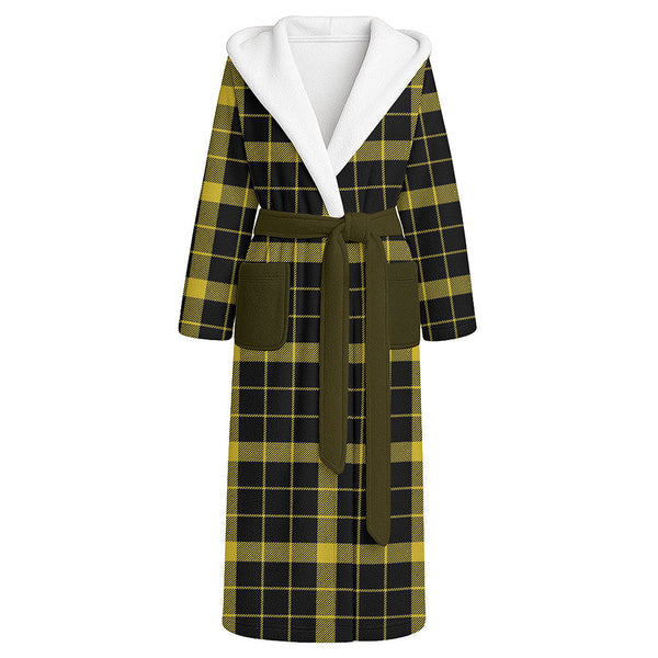 Raeburn Modern Clan Badge Tartan Flannel Hooded Bathrobe