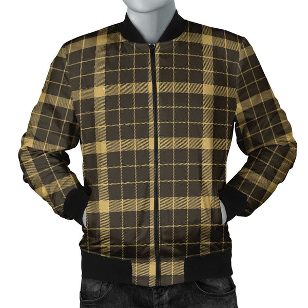 Raeburn Weathered Clan Badge Tartan Bomber Jacket