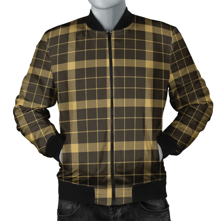 Raeburn Weathered Clan Badge Tartan Bomber Jacket