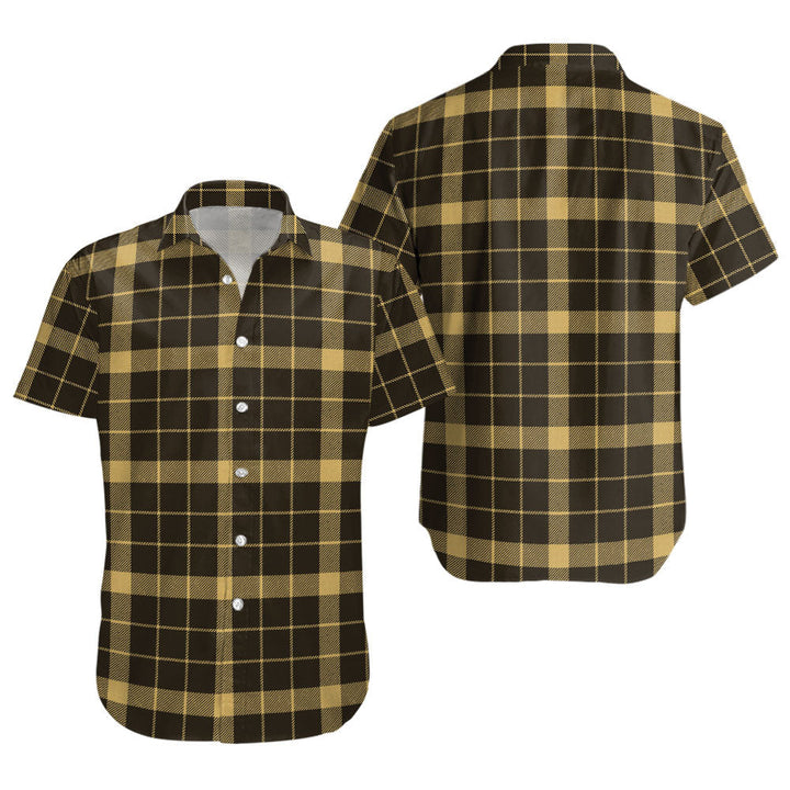 Raeburn Weathered Clan Badge Tartan Short Sleeve Shirt