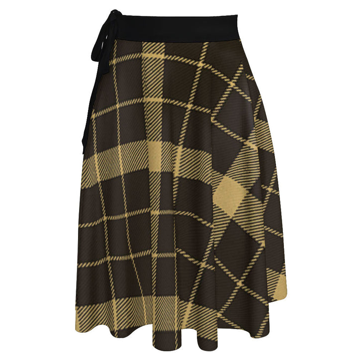 Raeburn Weathered Tartan Wrap Skirt