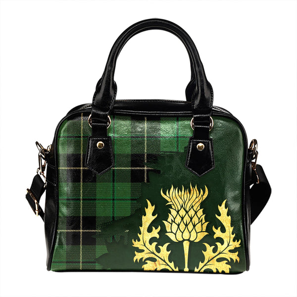 Raeside Modern Tartan Shoulder Handbag Thistle Oldest Style