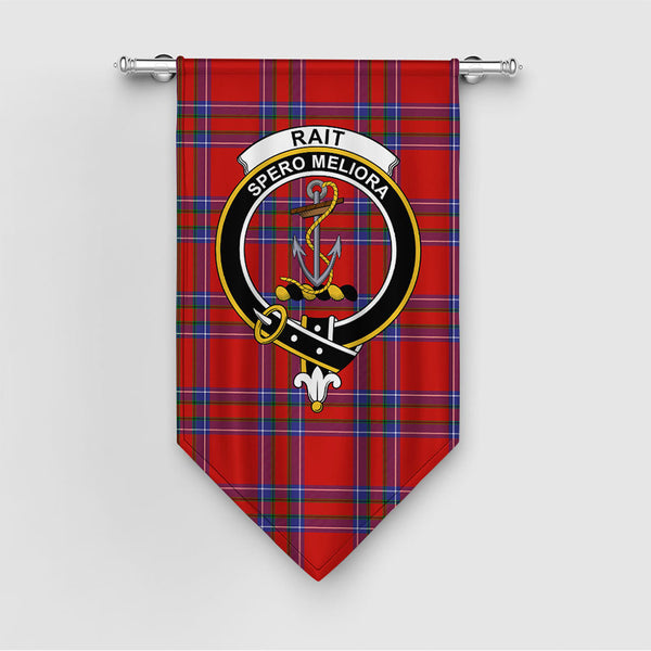 Rait Clan Badge Tartan Gonfalon