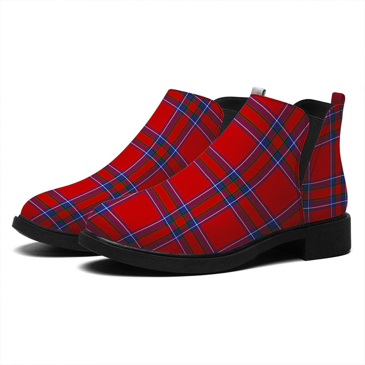 Rait Tartan Flat Ankle Boots